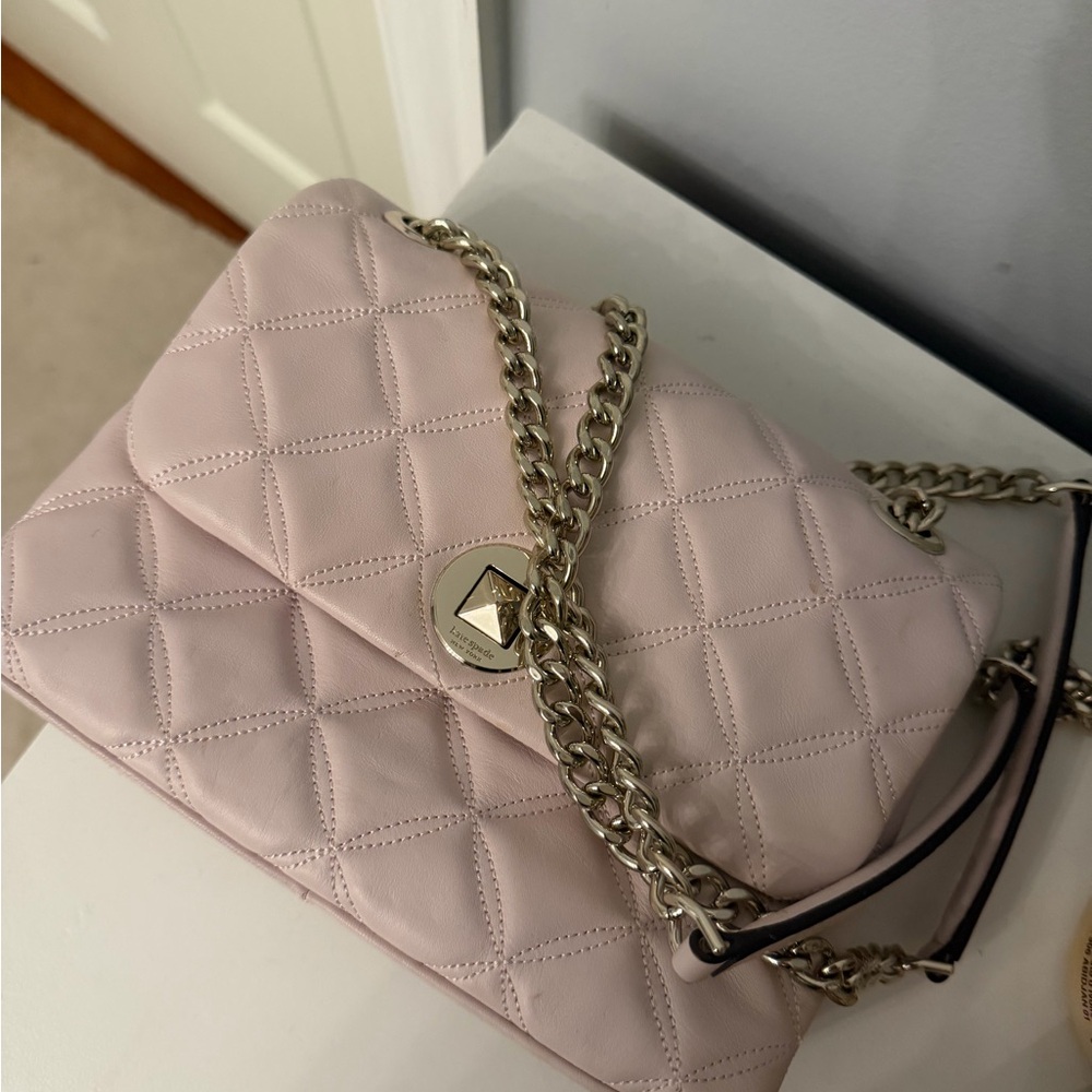 Kate Spade Blush Quilted Shoulder Bag - Picture 7 of 9